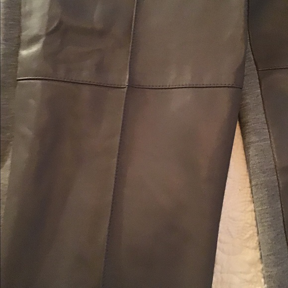 Grey Escada Leather Pants - Picture 4 of 4